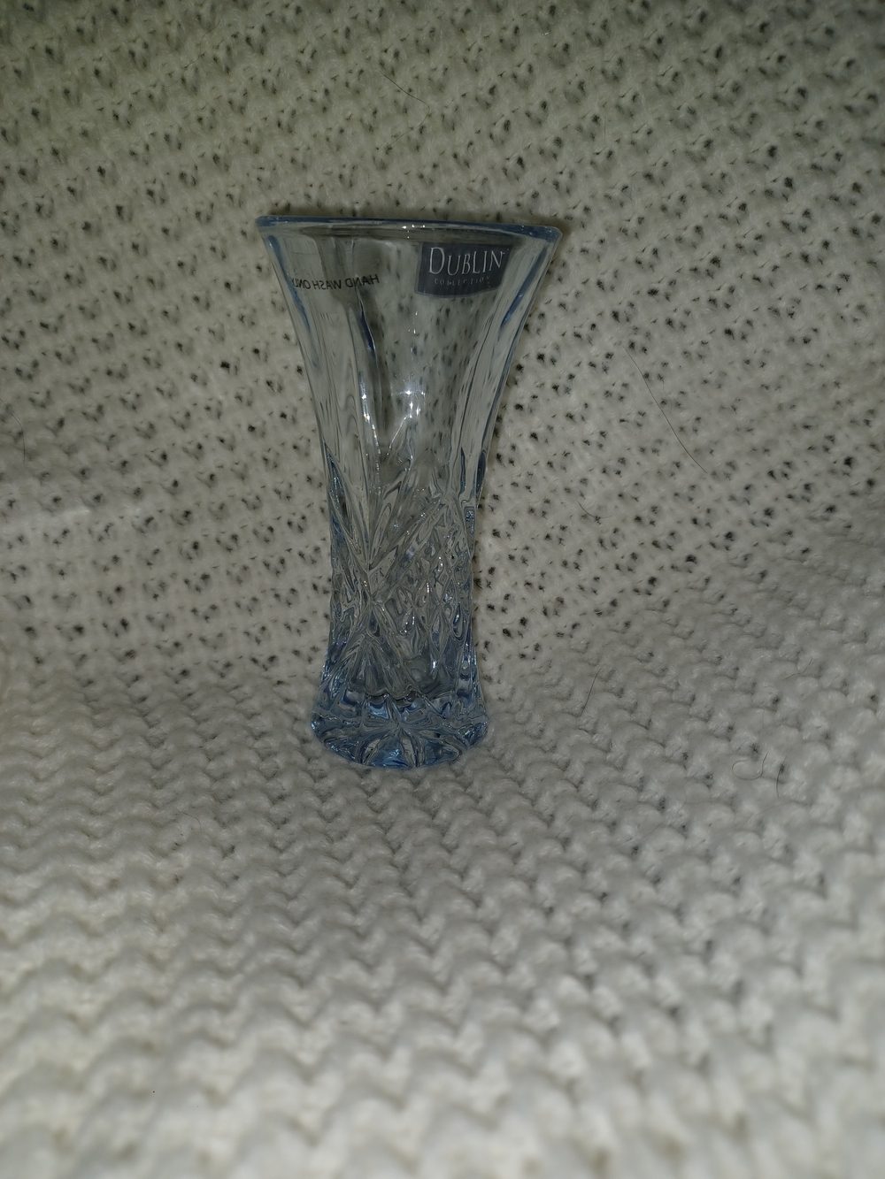 Dublin Crystal Clear 4 Inch Glass Vase